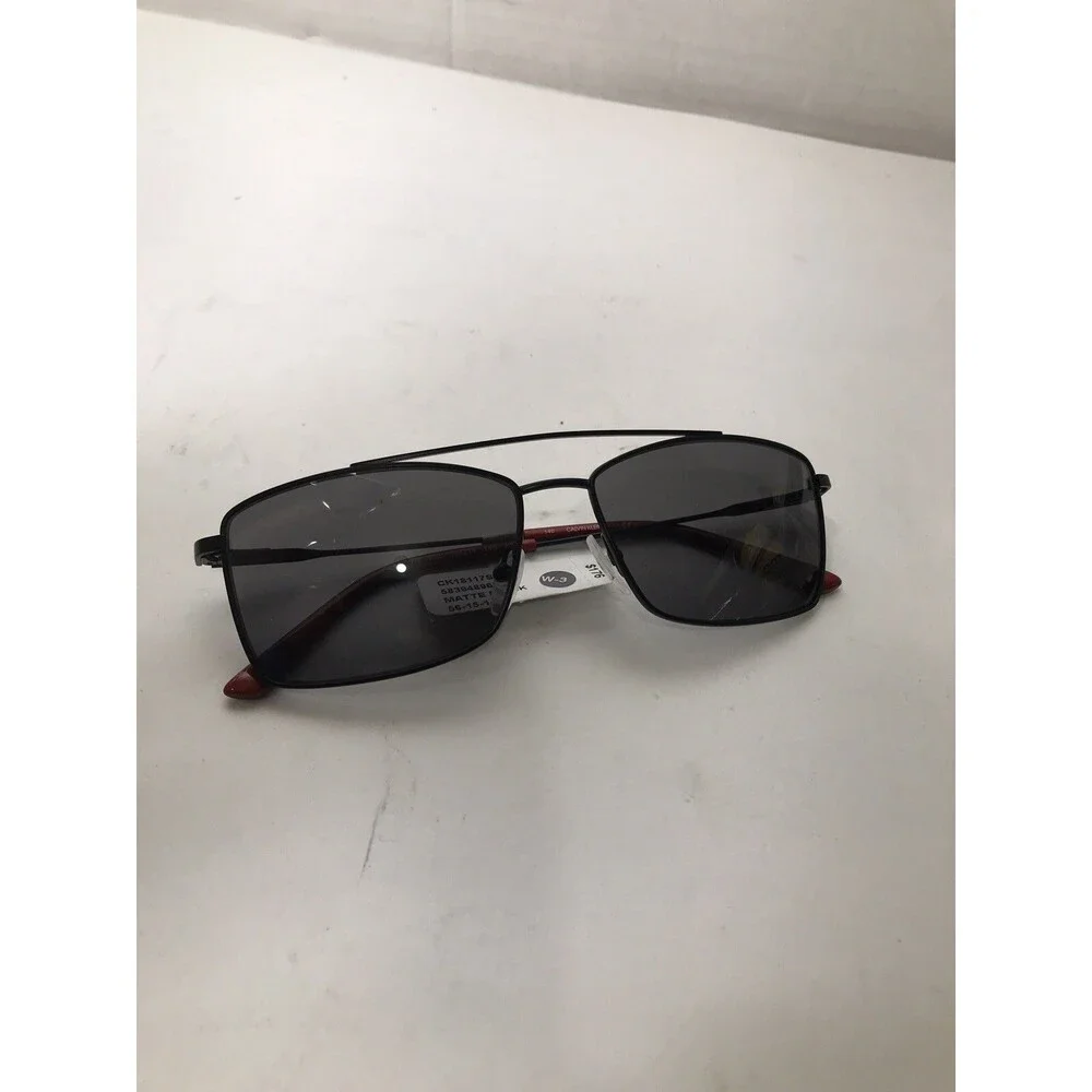NEW Calvin Klein CK18117sg Matte Black Sunglasses 56-15-140mm NWT